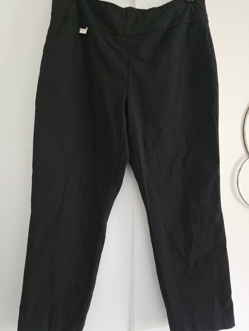 Alfani Black Cropped Ankle Pants